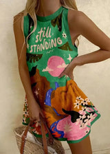 Juno | Artful Sleeveless Sundress