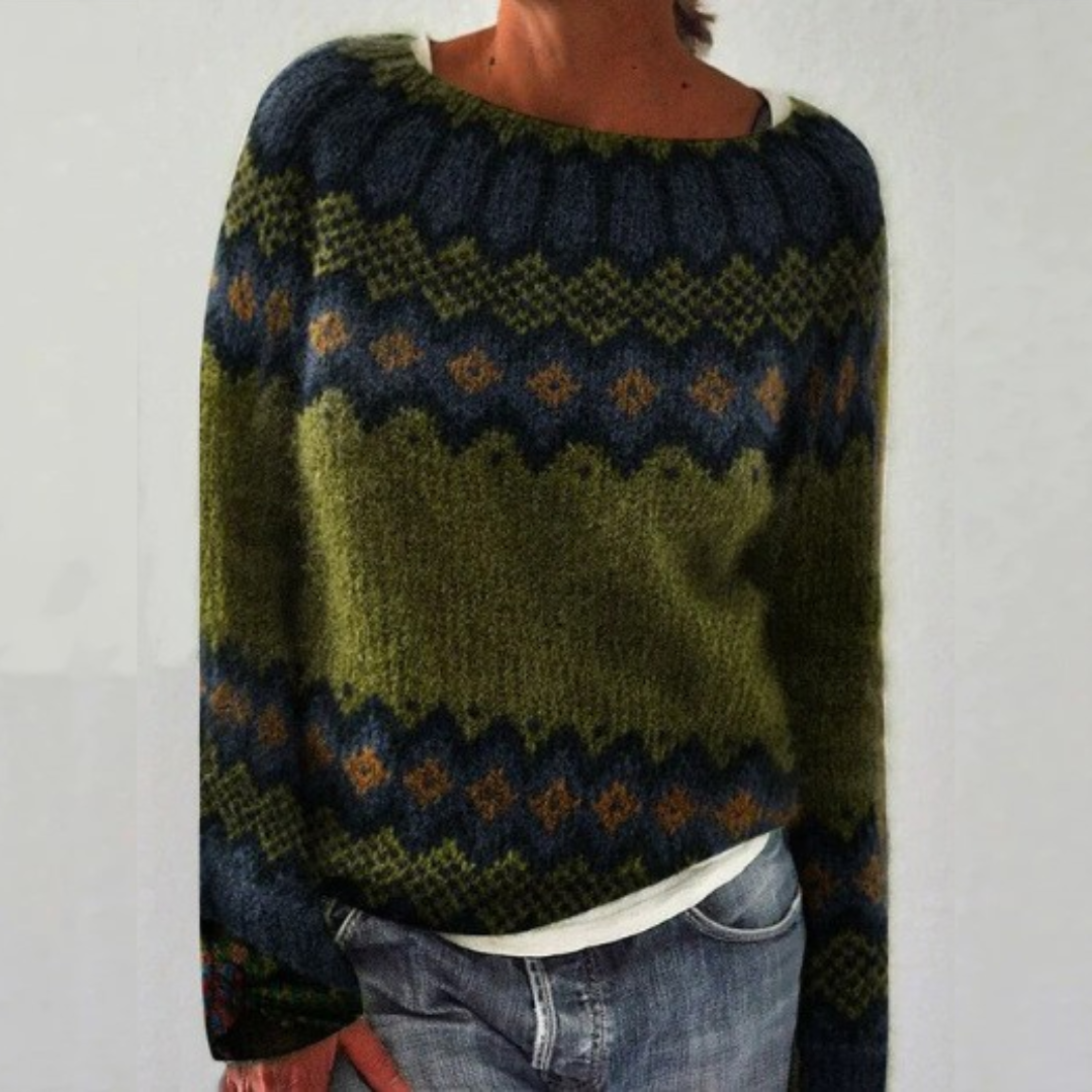 Sonja | Nordic Pattern Sweater