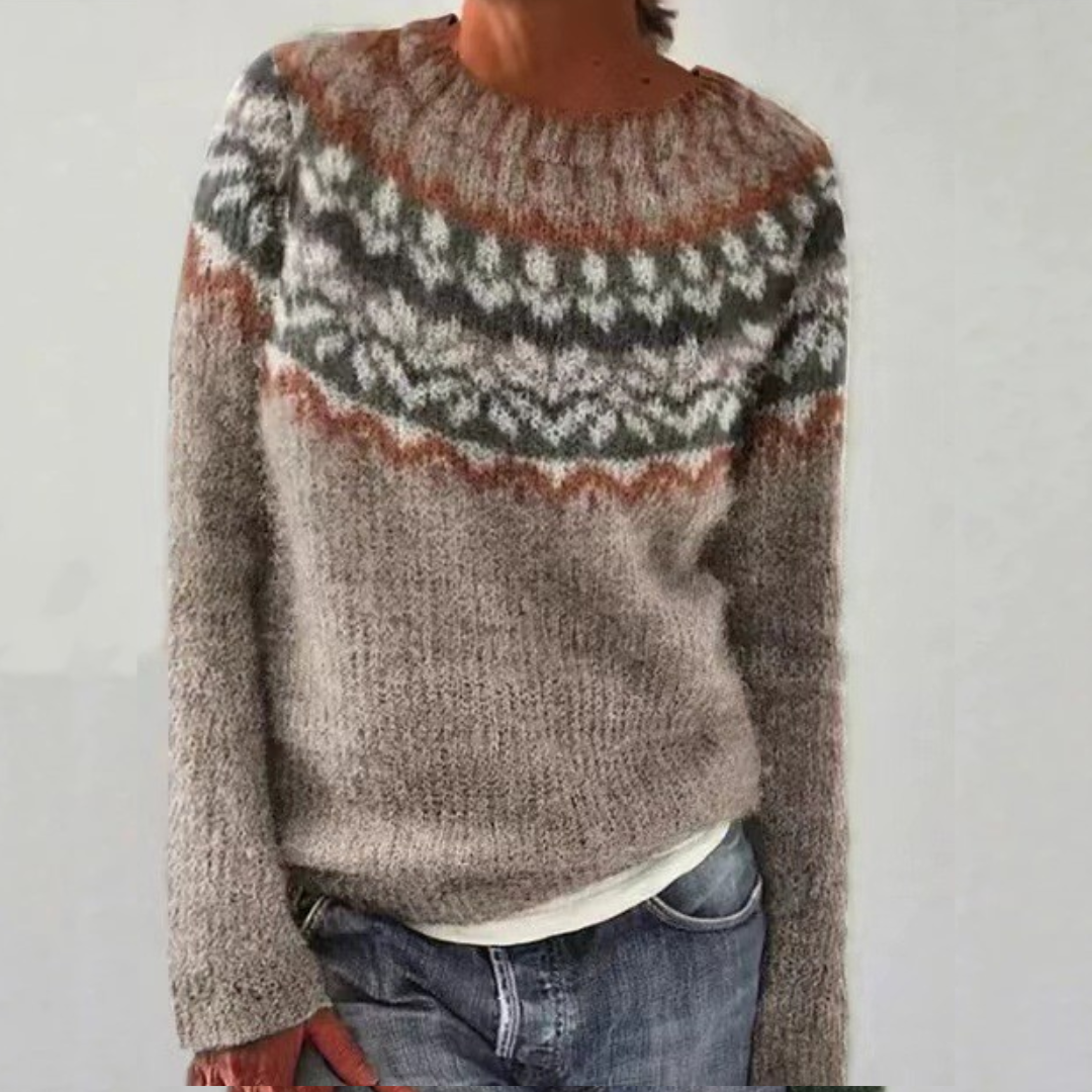 Willow | Nordic Patterned Sweater