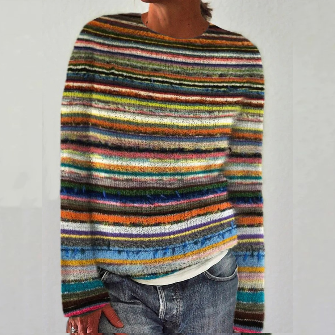 Rhonda | Bold Striped Statement Sweater