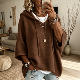 Bethany | Hooded Draped Poncho