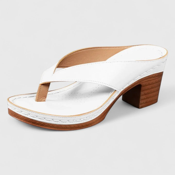 Ida | Women's Leather Comfort Heels
