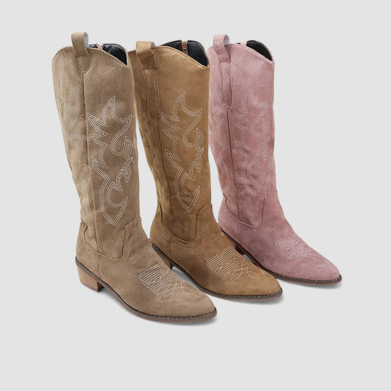 Juliana | Embroidered Western Boots