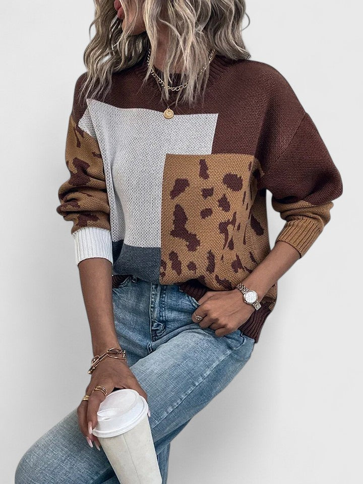 Marta | Colorblock Knit Sweater