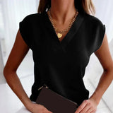 Lorien | Elegant V-Neck Blouse