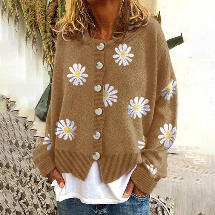 Lottie | Floral Button-Down Cardigan