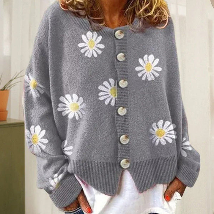 Lottie | Floral Button-Down Cardigan