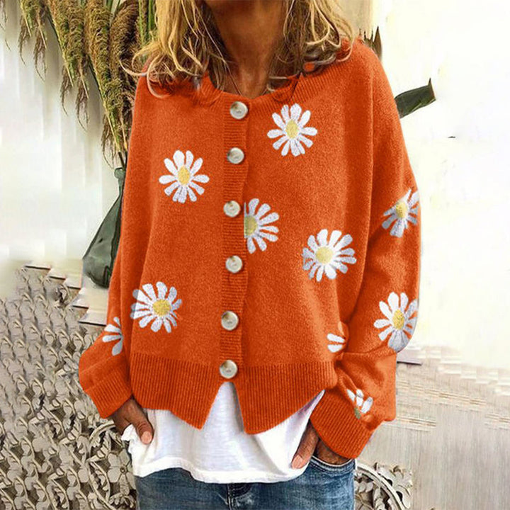 Lottie | Floral Button-Down Cardigan