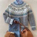 Sigrid | Vintage Patterned Sweater