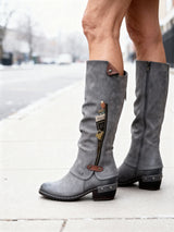 Donna | Zip-Detail Tall Boots