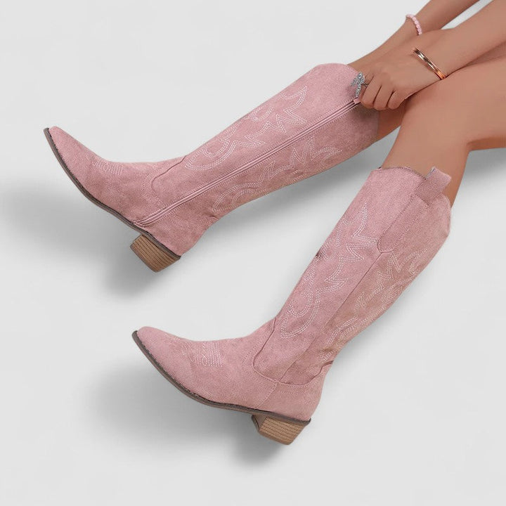 Juliana | Embroidered Western Boots