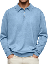Grant | Refined Long-Sleeve Polo Shirt