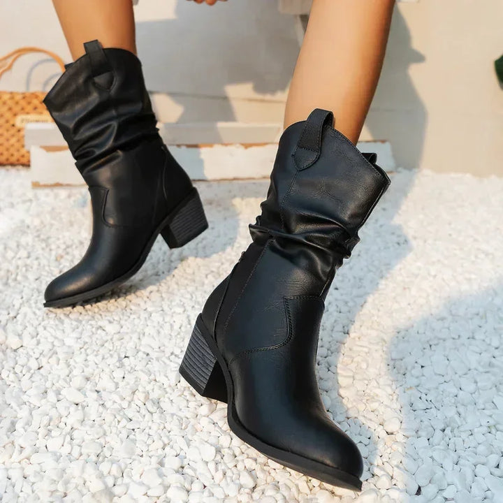 Marlene | Slouch Western Boots
