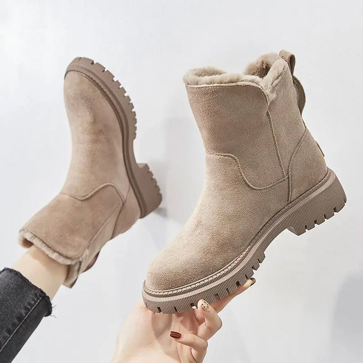 Lisette | Cozy Fur-Trimmed Winter Boots
