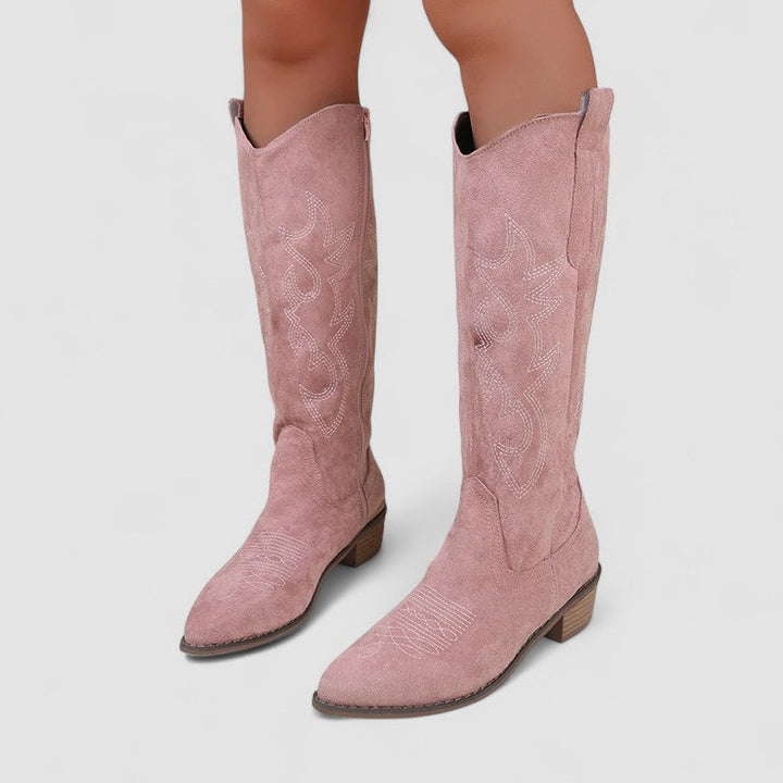 Juliana | Embroidered Western Boots