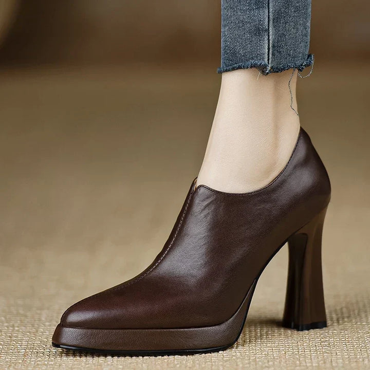 Cressida | Refined Block-Heel Shoes