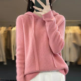 Sylvie | Soft Hooded Knit Sweater