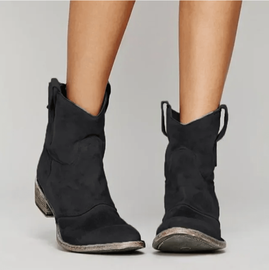 Danielle | Relaxed Western Ankle Boots