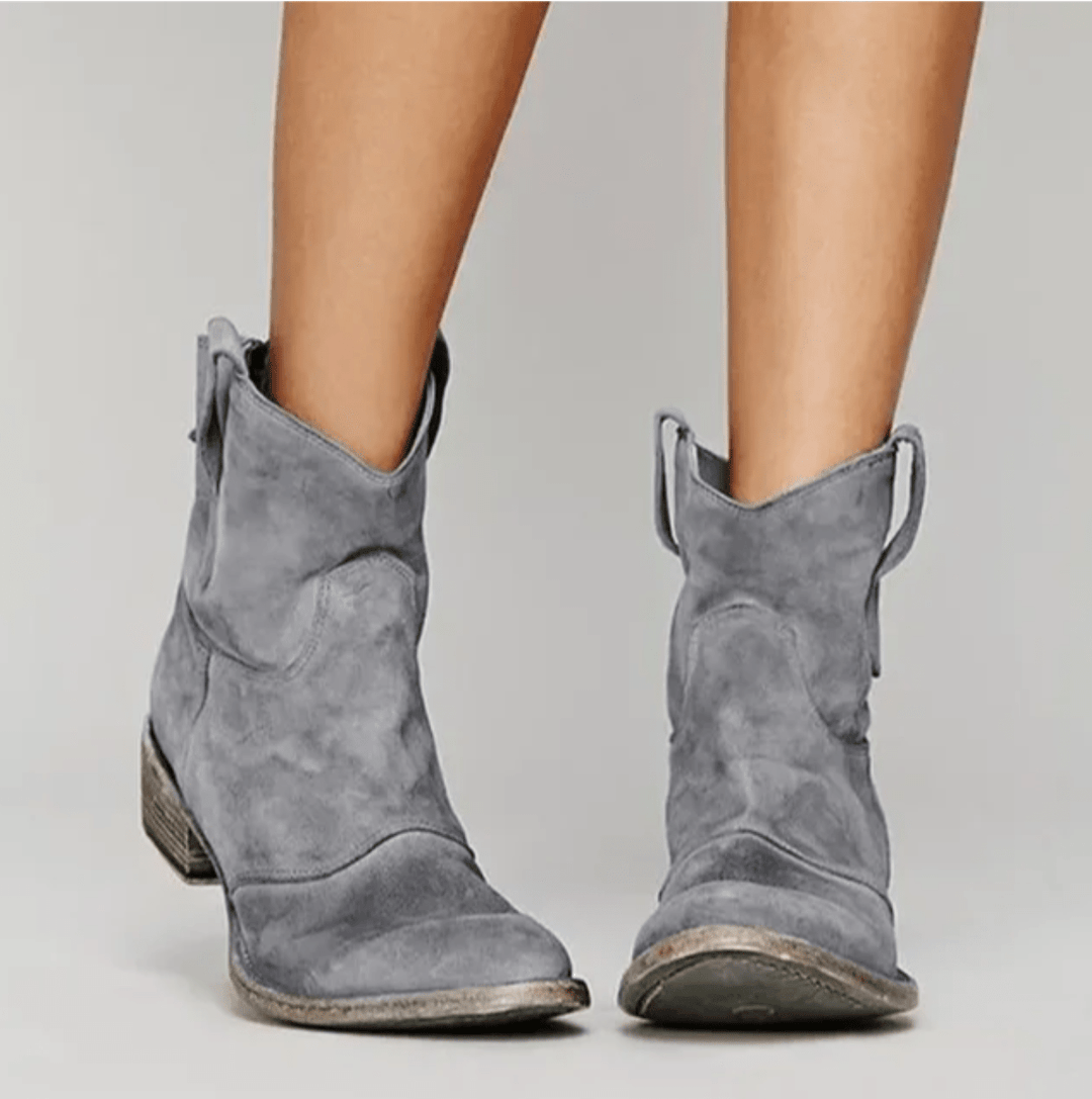Danielle | Relaxed Western Ankle Boots