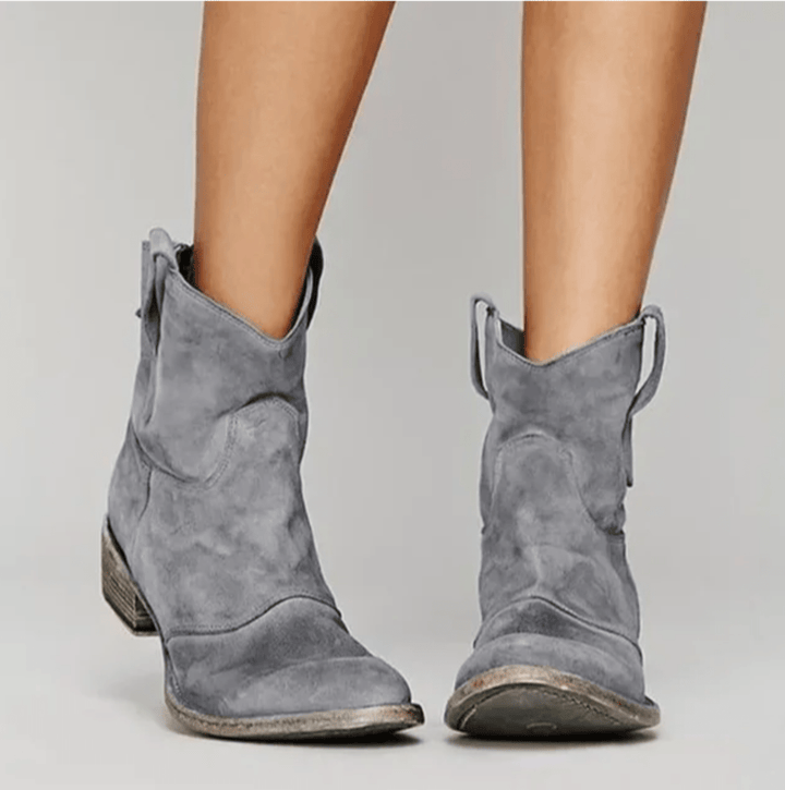 Danielle | Relaxed Western Ankle Boots