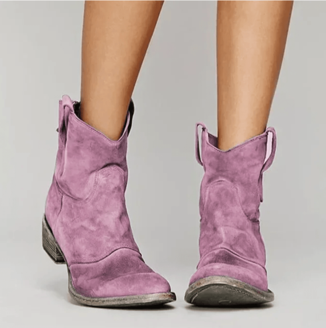Danielle | Relaxed Western Ankle Boots