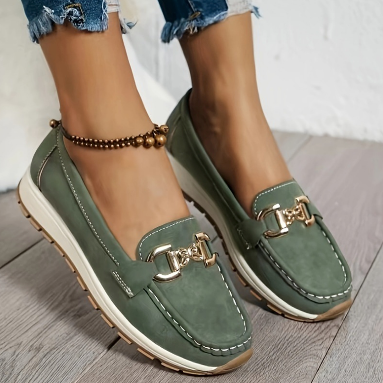 Cassandra | Buckle-Detail Loafers