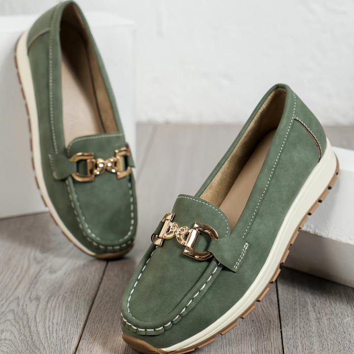 Cassandra | Buckle-Detail Loafers
