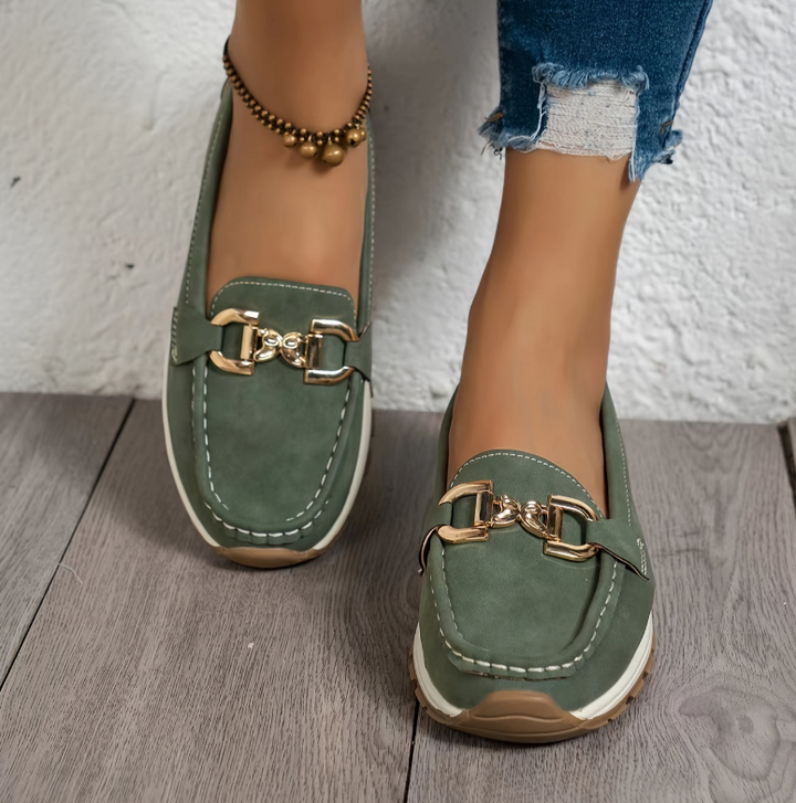 Cassandra | Buckle-Detail Loafers