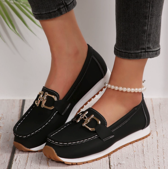 Camille | Buckle-Detail Loafers