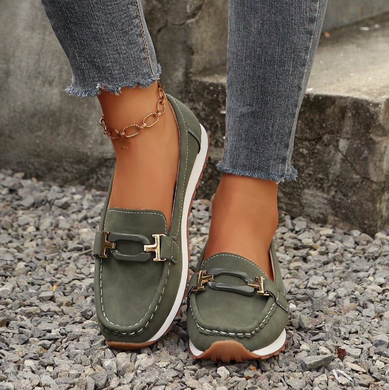 Gabriella | Chain-Detail Comfort Loafers