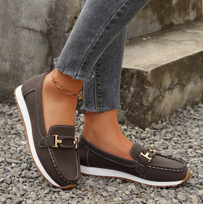 Gabriella | Chain-Detail Comfort Loafers