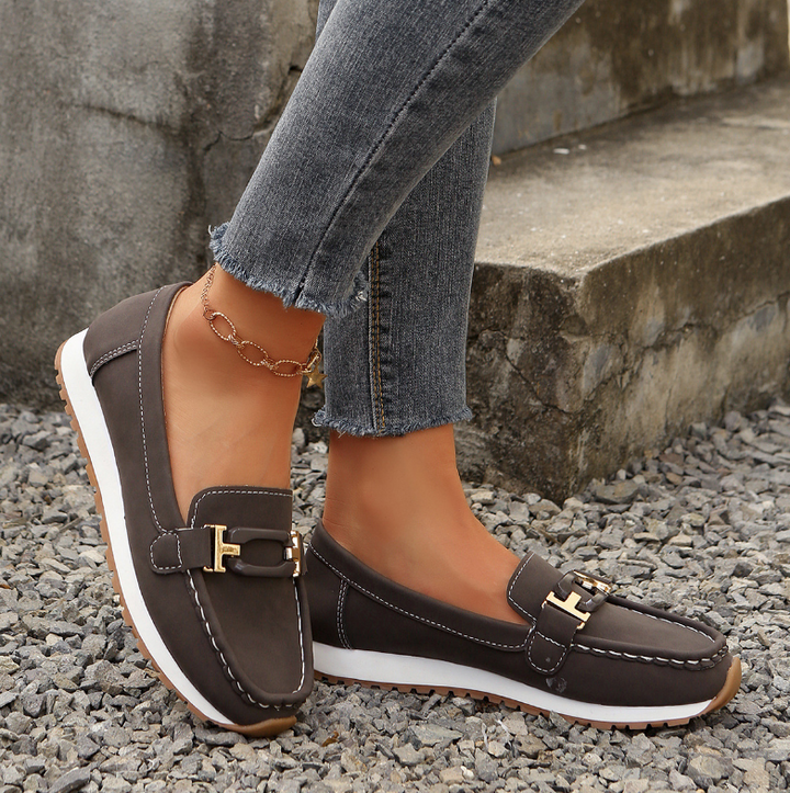 Gabriella | Chain-Detail Comfort Loafers