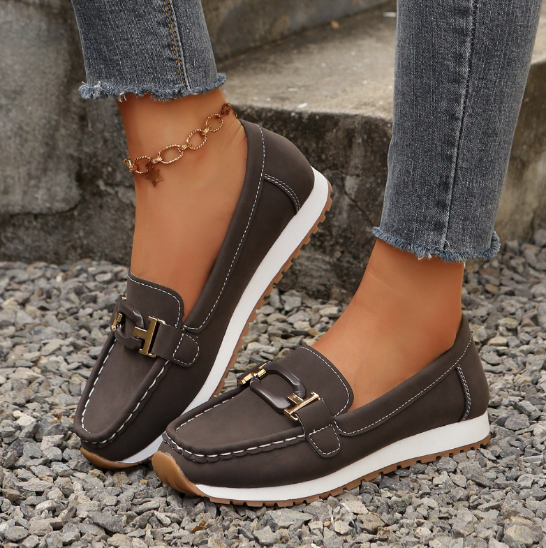 Gabriella | Chain-Detail Comfort Loafers