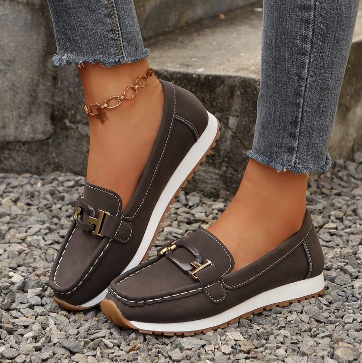 Gabriella | Chain-Detail Comfort Loafers