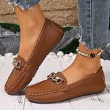Constance | Buckle-Detail Flat Loafers
