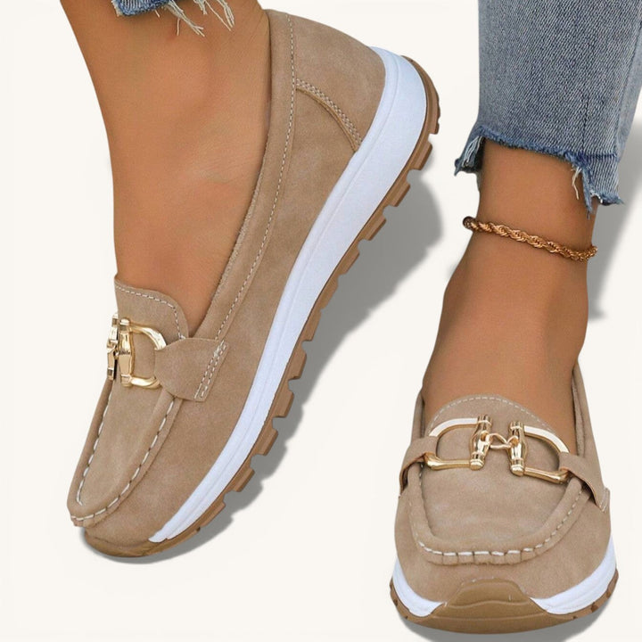 Louisa | Buckle-Detail Comfort Loafers