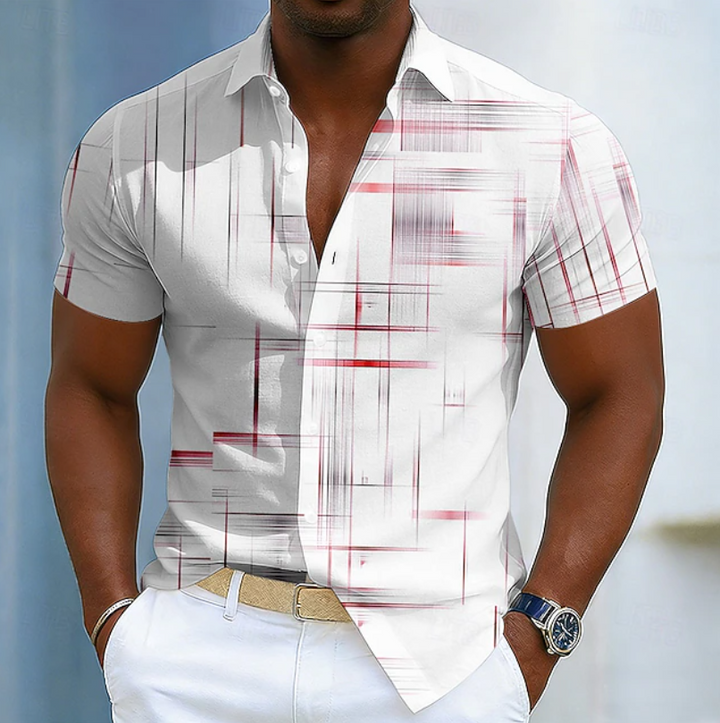 Bellamy | Modern Geometric Short-Sleeve Shirt