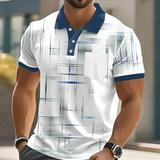 Sebastian | Classic Button Up Geometric Shirt