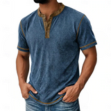 Emerson | Textured Short-Sleeve Henley