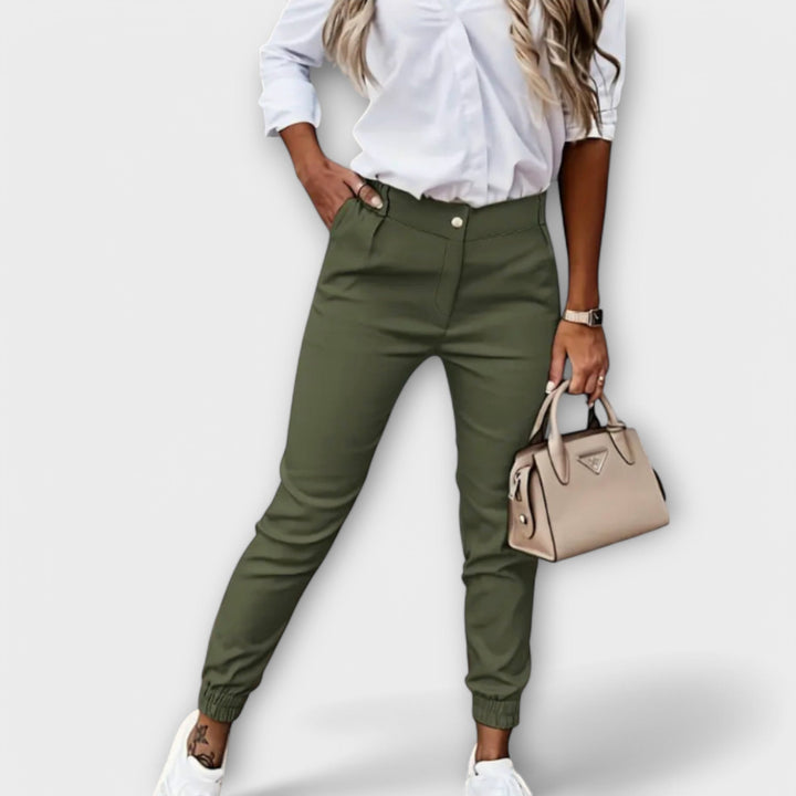 Priya | Tapered High-Waist Pants