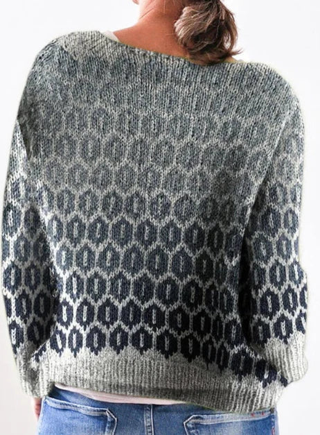 Anja | Patterned Knit Sweater