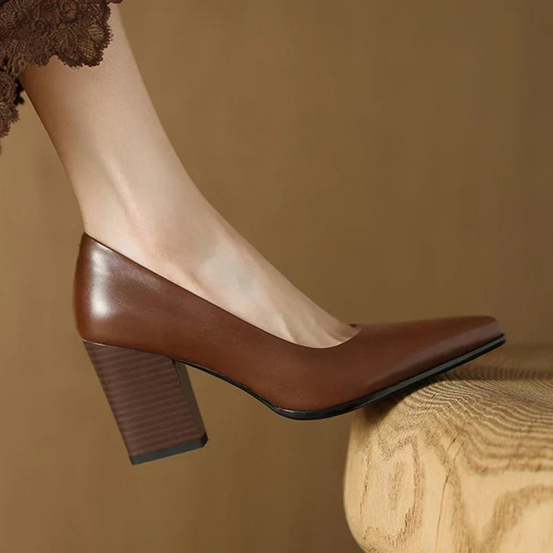 Annora | Pointed Block Heels