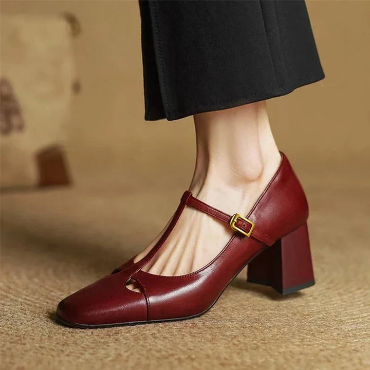 Blair | Elegant T-Strap Heels