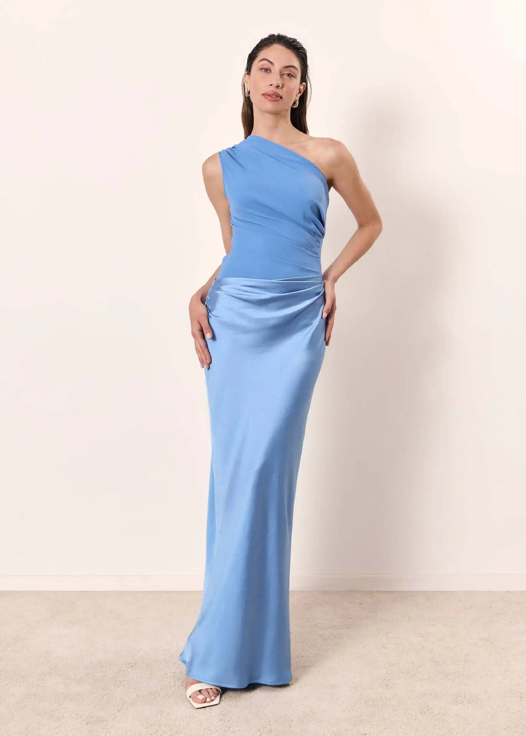 Anneliese | One-Shoulder Column Maxi Dress