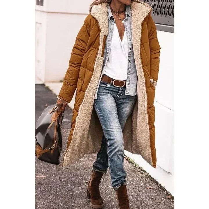 Cecile | Reversible Long Winter Coat