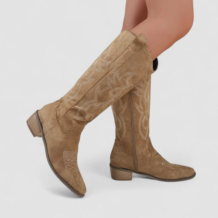 Juliana | Embroidered Western Boots