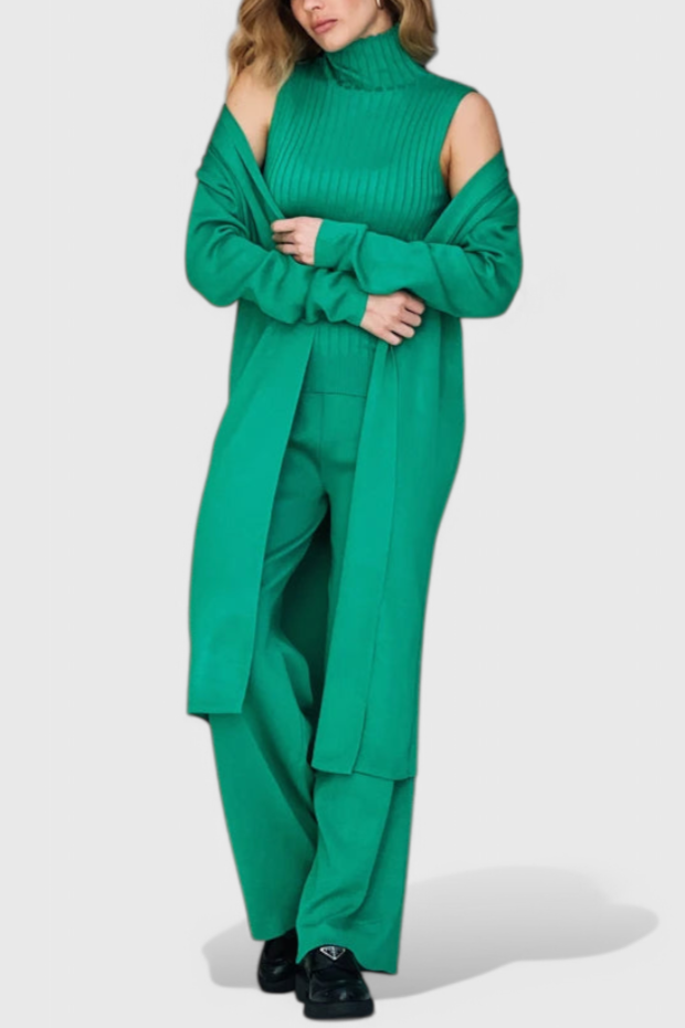 Camille | Refined Three-Piece Knit Set
