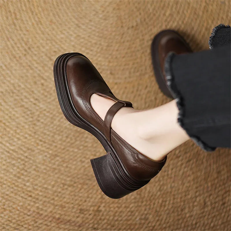 Delilah | Chunky Block Heel Mary Janes