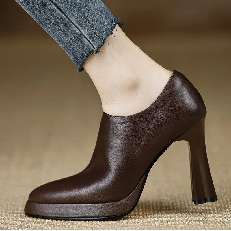 Cressida | Refined Block-Heel Shoes