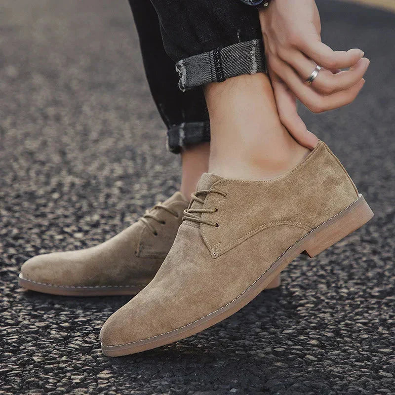 Theodore | Minimalist Lace-Up Derby Shoes